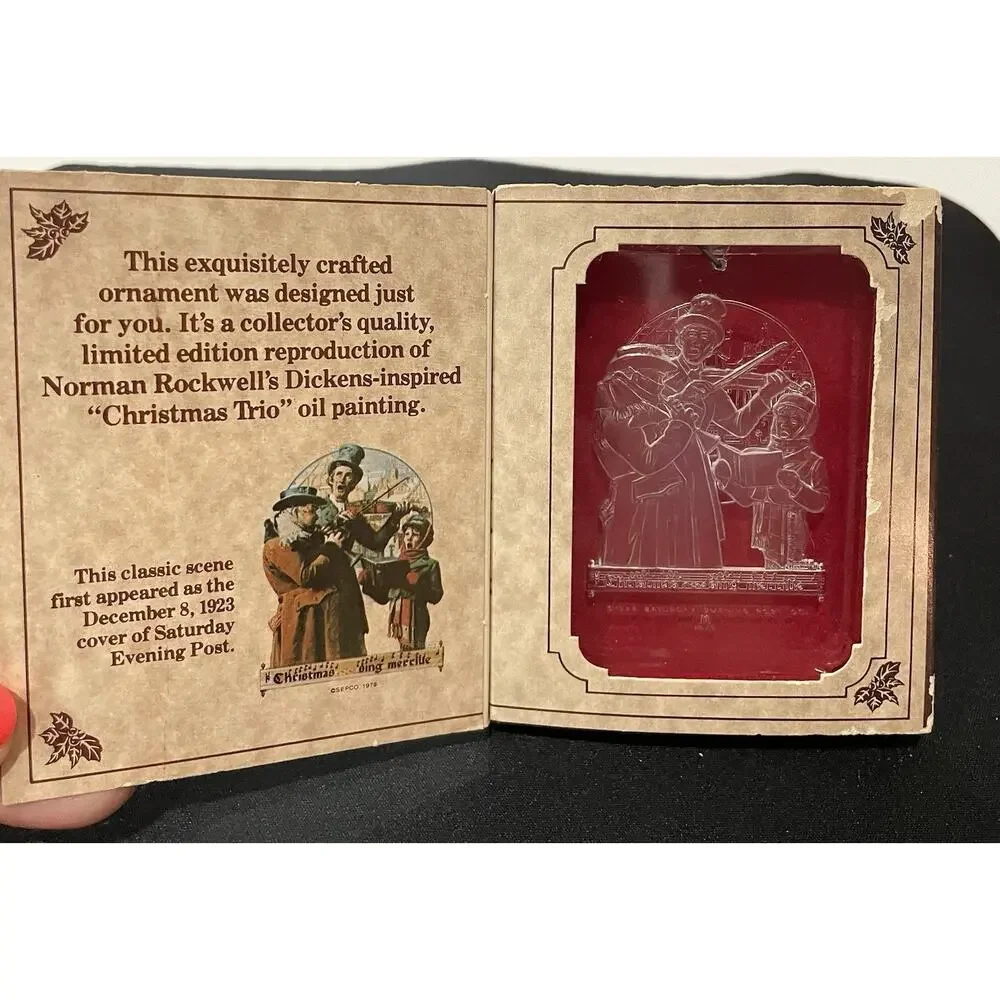 Vintage‎ 1978 McDonalds Christmas Ornament in Original Box. 